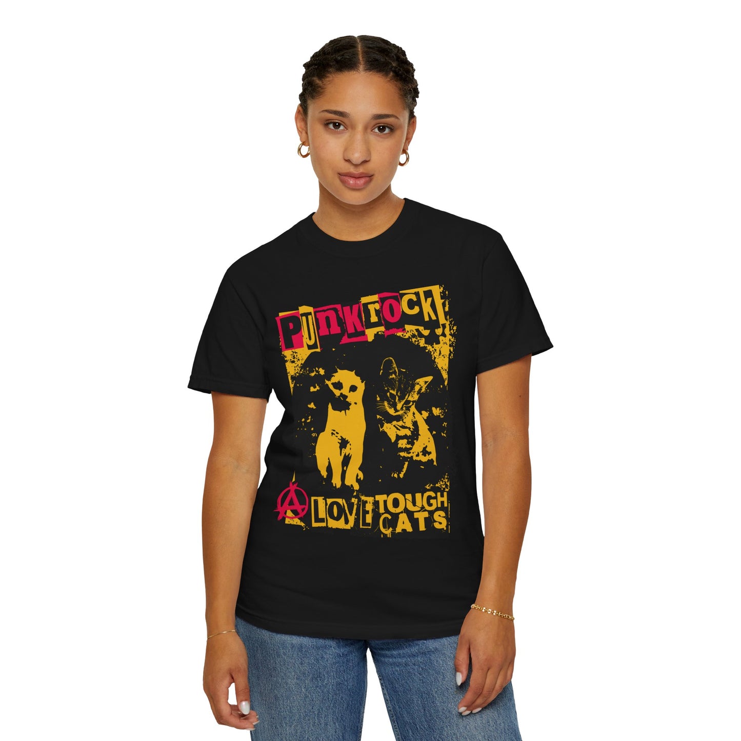 Punk Rock - Love Tough Cats T‑Shirt