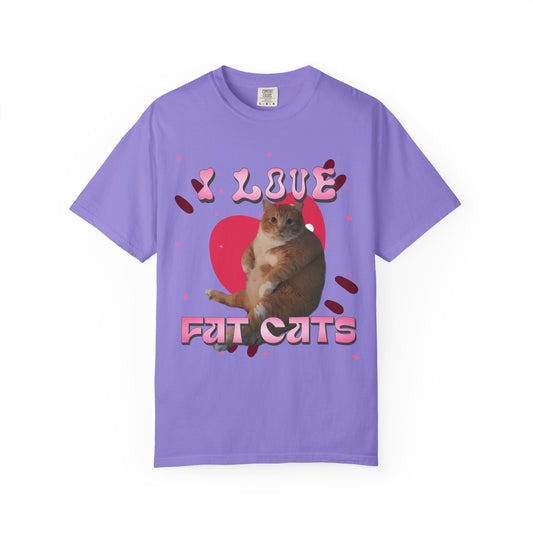 I Love Fat Cats T‑Shirt