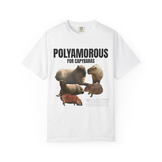 Polyamorous For Capybaras T‑Shirt