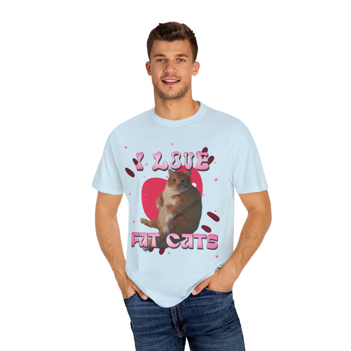 I Love Fat Cats T‑Shirt