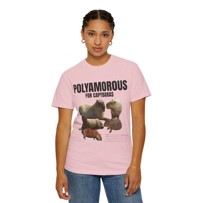 Polyamorous For Capybaras T‑Shirt