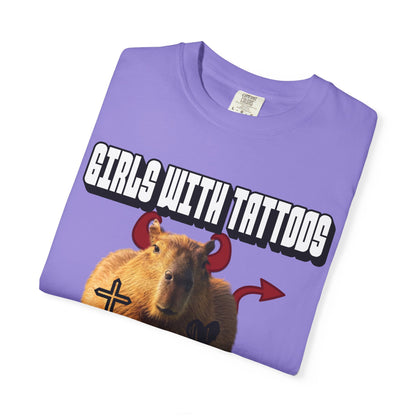 Girls With Tattoos Scare Me T‑Shirt