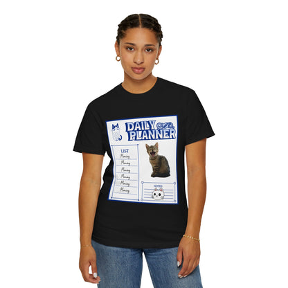 Cat Daily Planner T‑Shirt