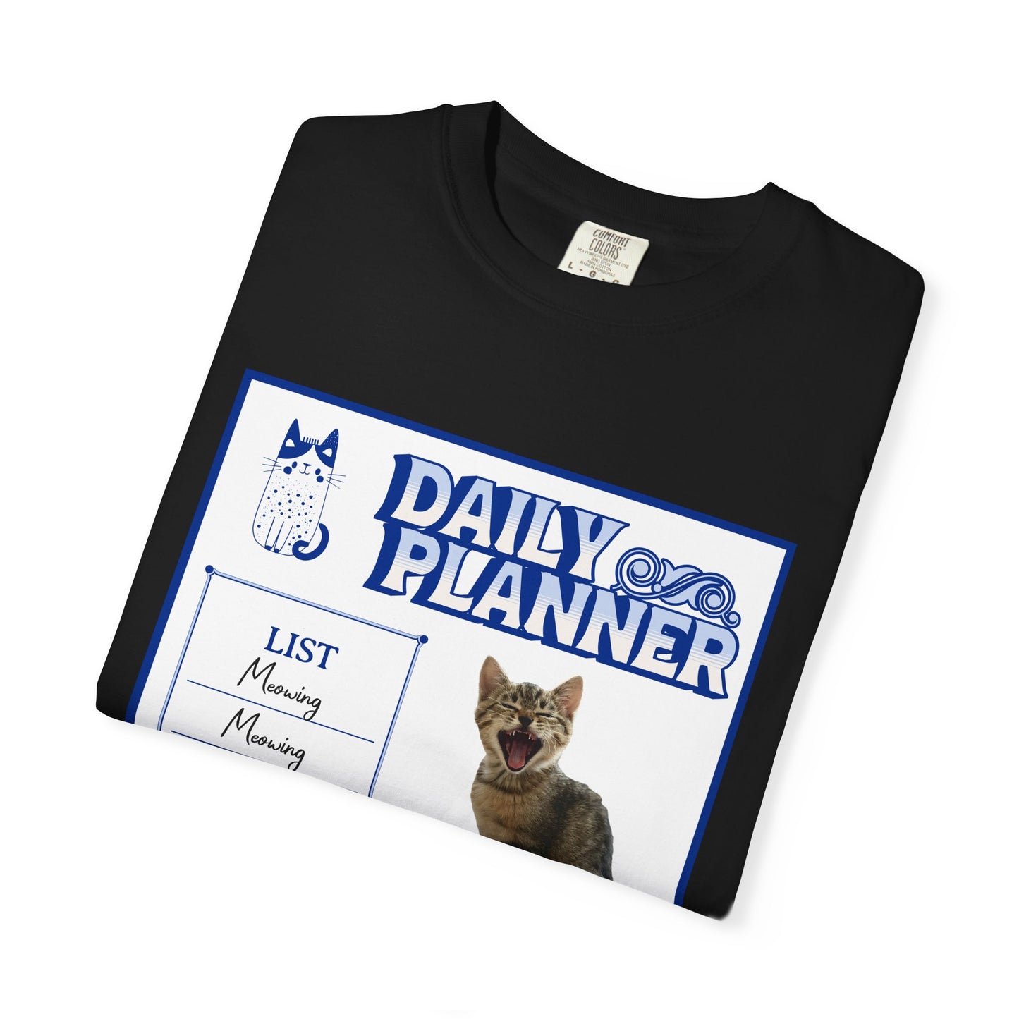 Cat Daily Planner T‑Shirt