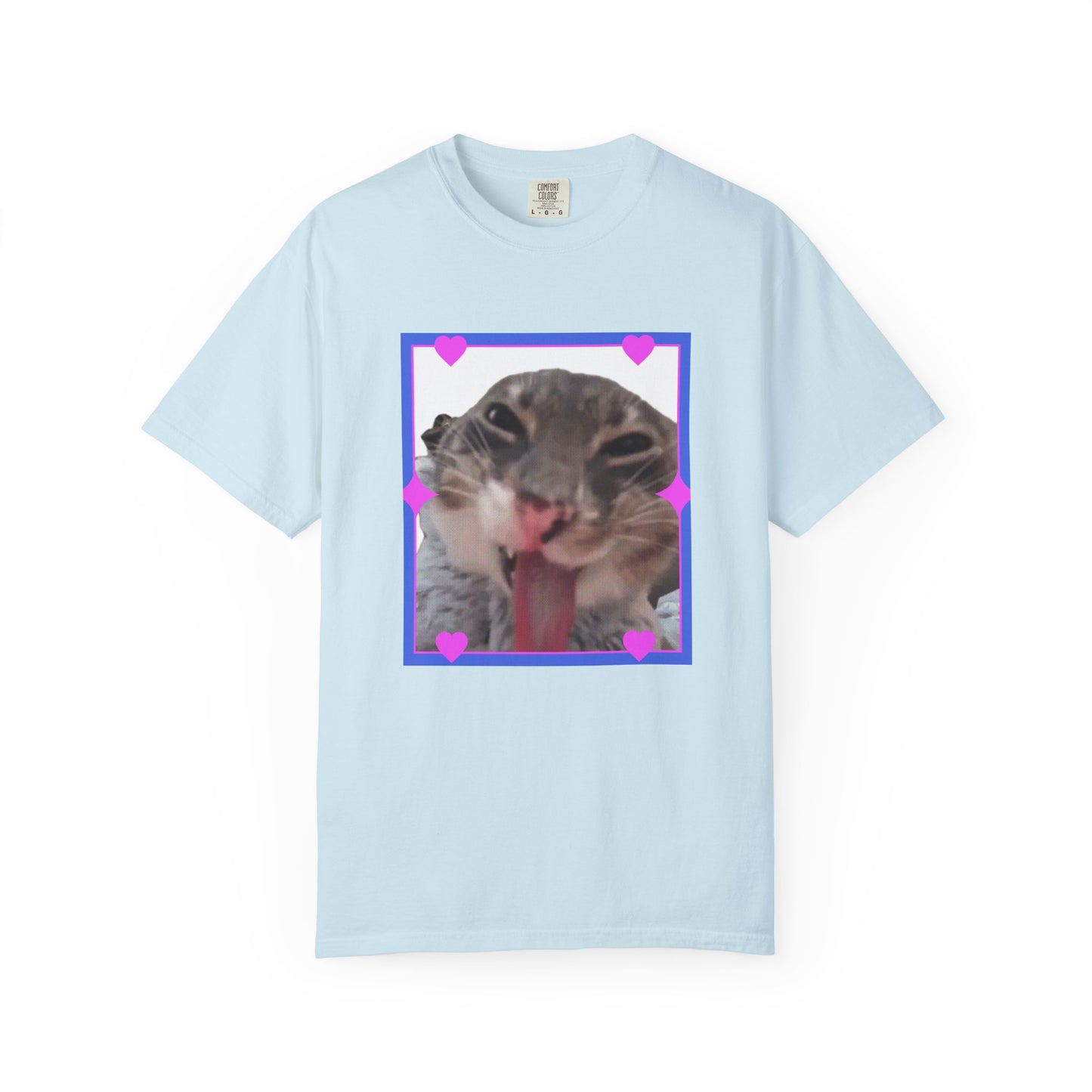 Crazy Framed Cat T‑Shirt