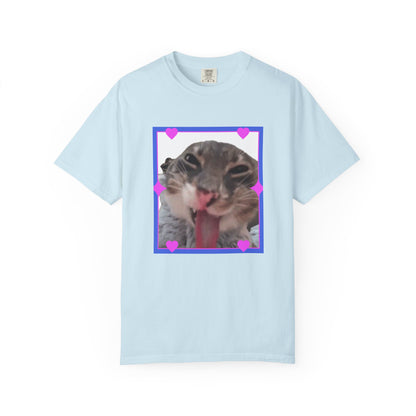 Crazy Framed Cat T‑Shirt