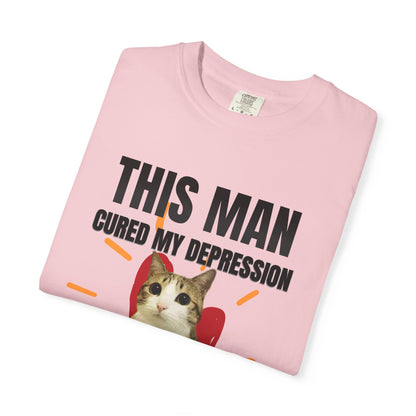 Meowl Cured My Depression T‑Shirt