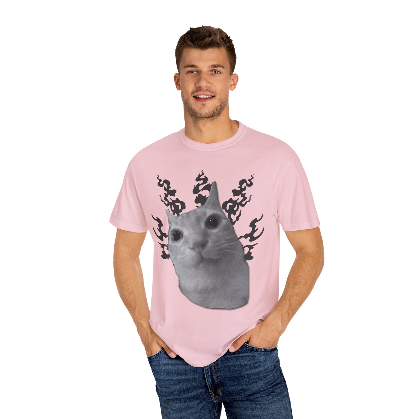 Cat In Flames 2 T‑Shirt