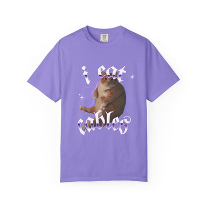 I Eat Cables Cat T‑Shirt