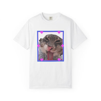 Crazy Framed Cat T‑Shirt