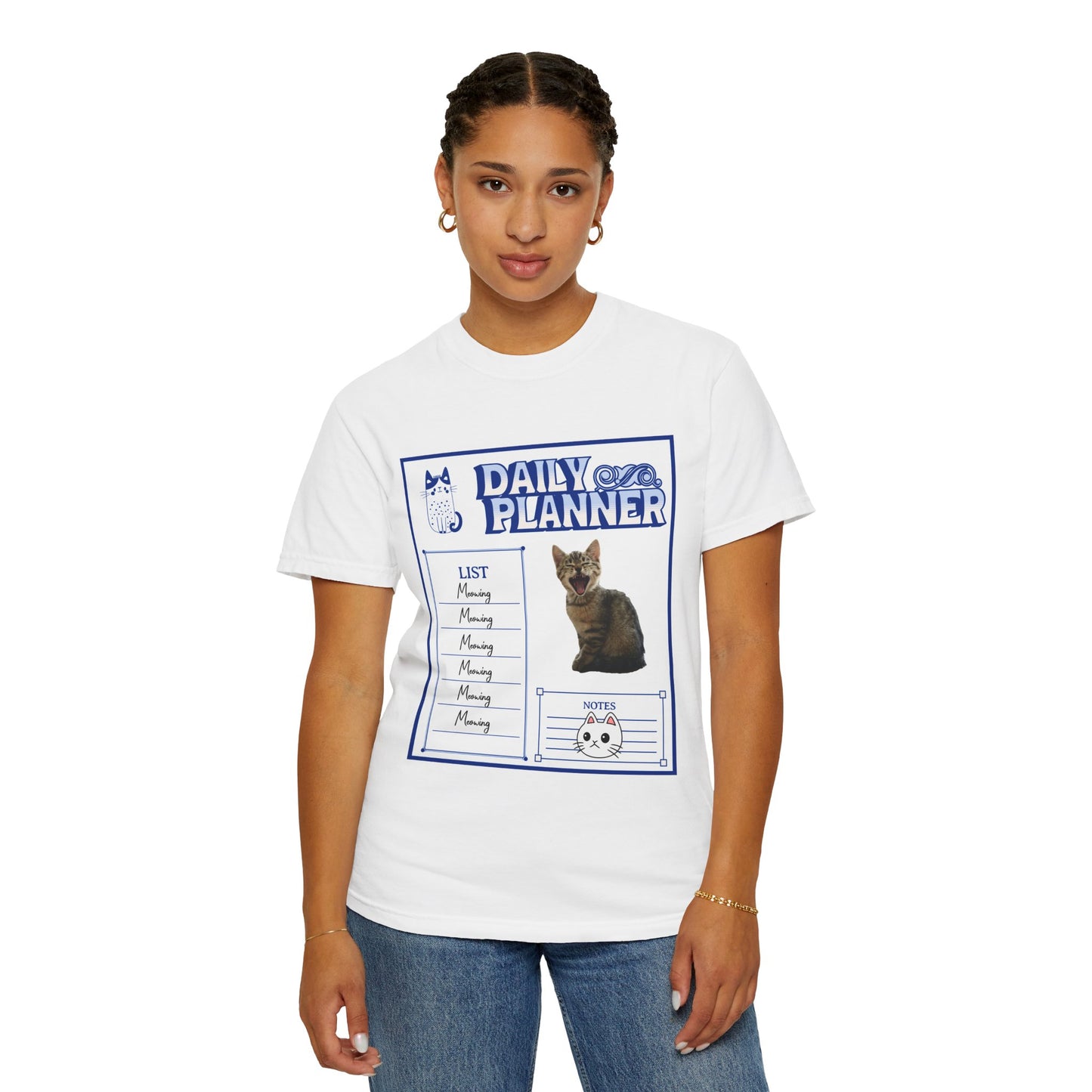 Cat Daily Planner T‑Shirt