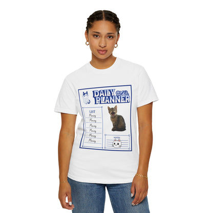Cat Daily Planner T‑Shirt