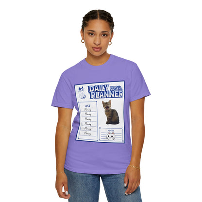 Cat Daily Planner T‑Shirt