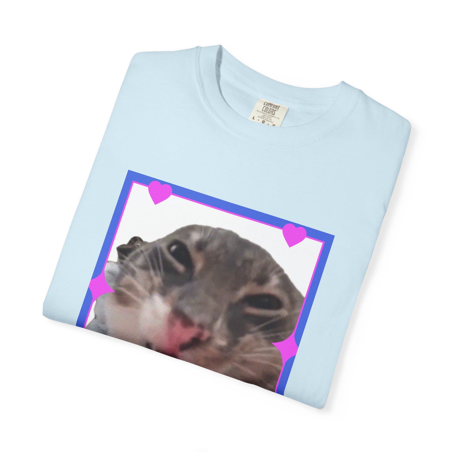 Crazy Framed Cat T‑Shirt