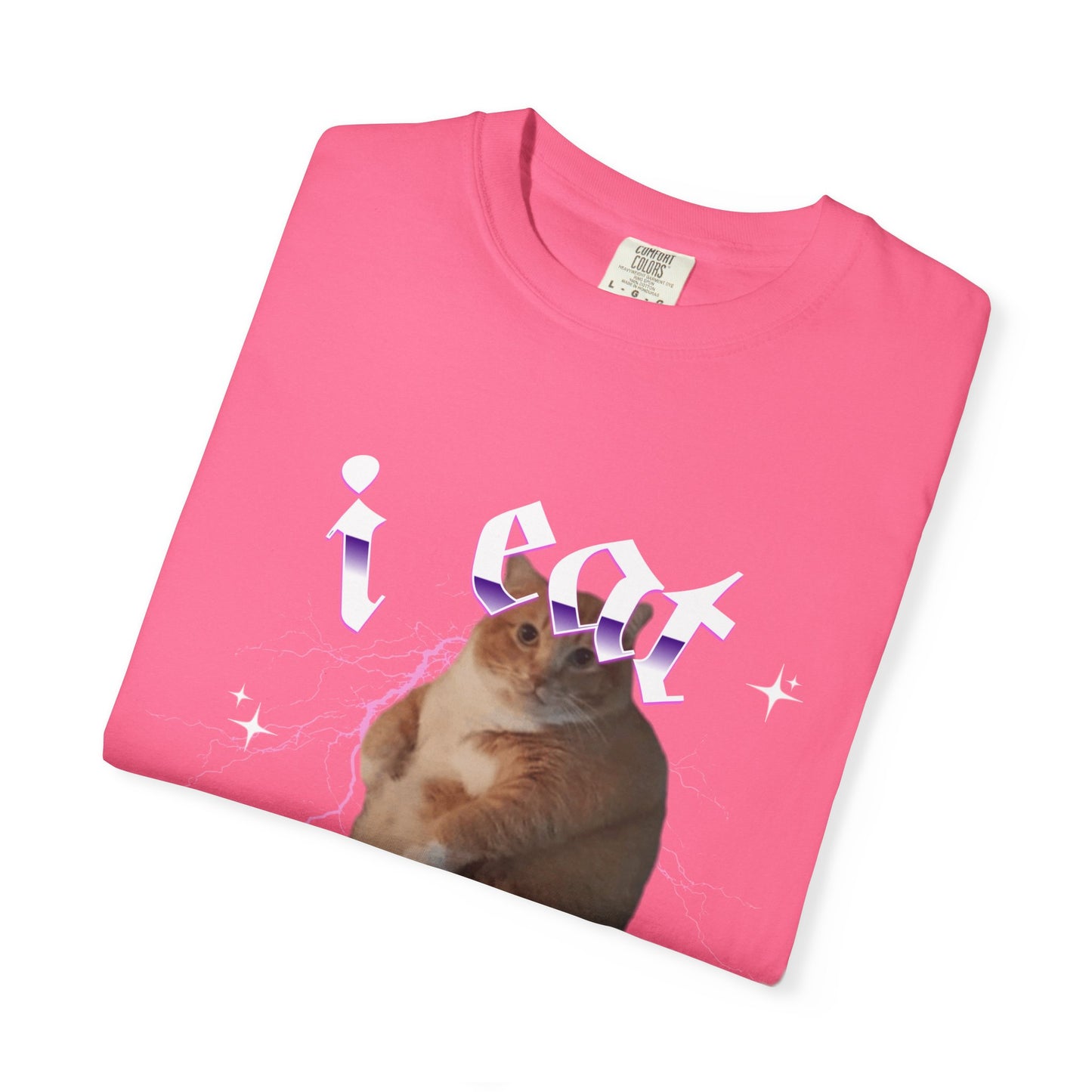I Eat Cables Cat T‑Shirt
