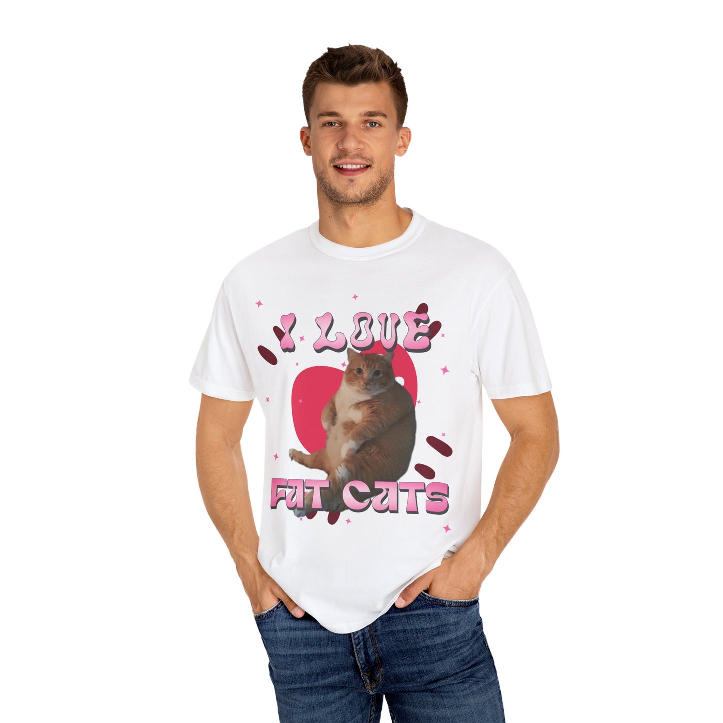 I Love Fat Cats T‑Shirt