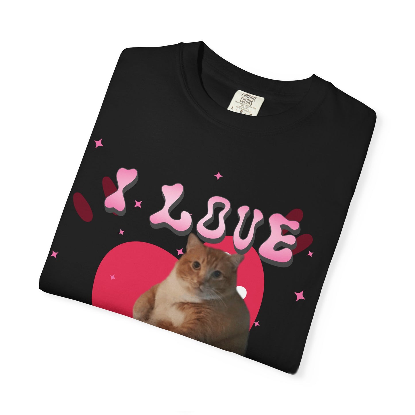 I Love Fat Cats T‑Shirt