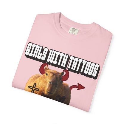 Girls With Tattoos Scare Me T‑Shirt