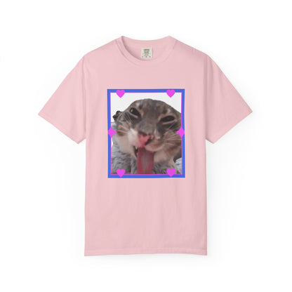 Crazy Framed Cat T‑Shirt