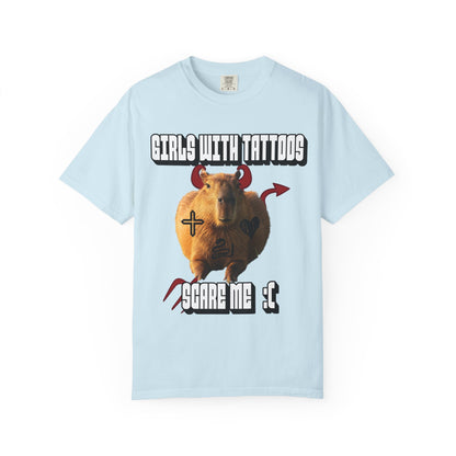 Girls With Tattoos Scare Me T‑Shirt