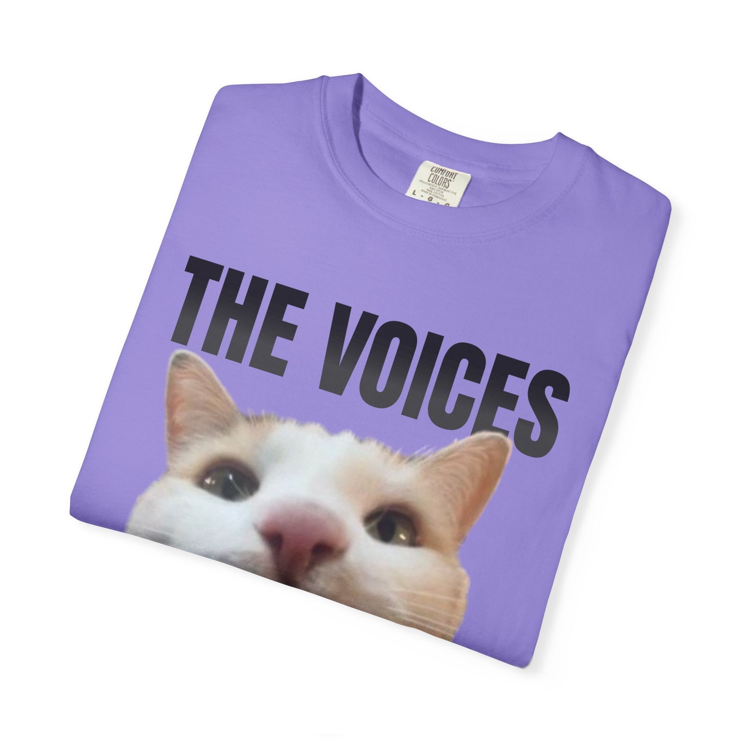 The Voices Keep Me Silly T‑Shirt