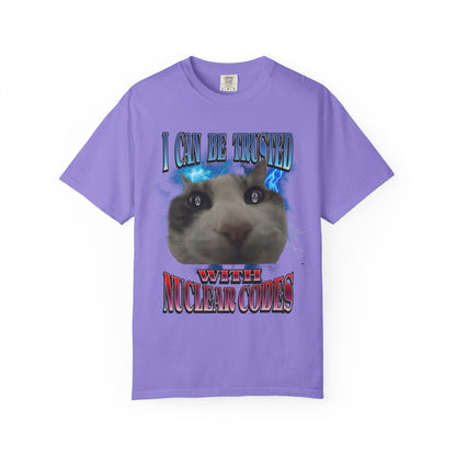 I Can Be Trusted With Nuclear Codes T‑Shirt
