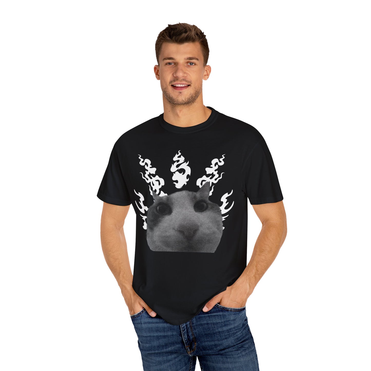 Cat In Flames 1 T‑Shirt