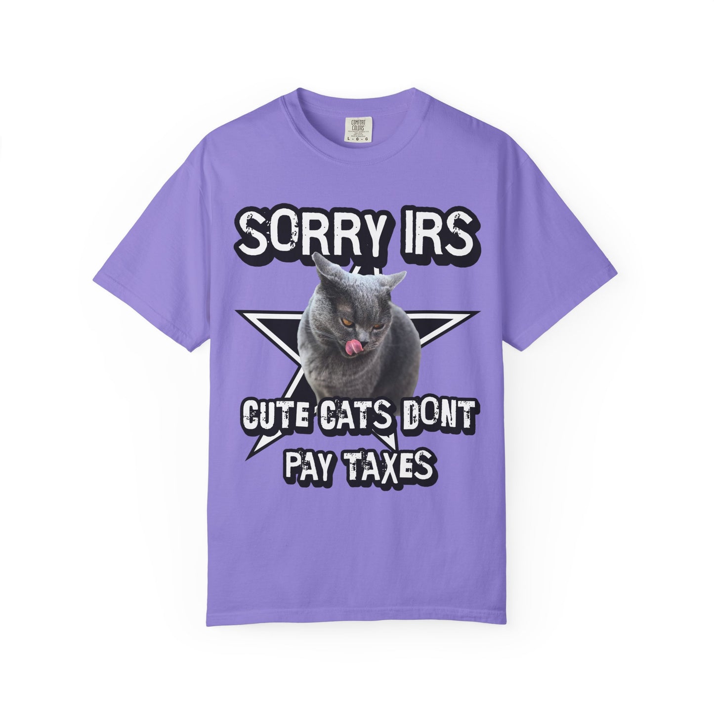 Sorry IRS Cut Cats Dont Pay Taxes T‑Shirt