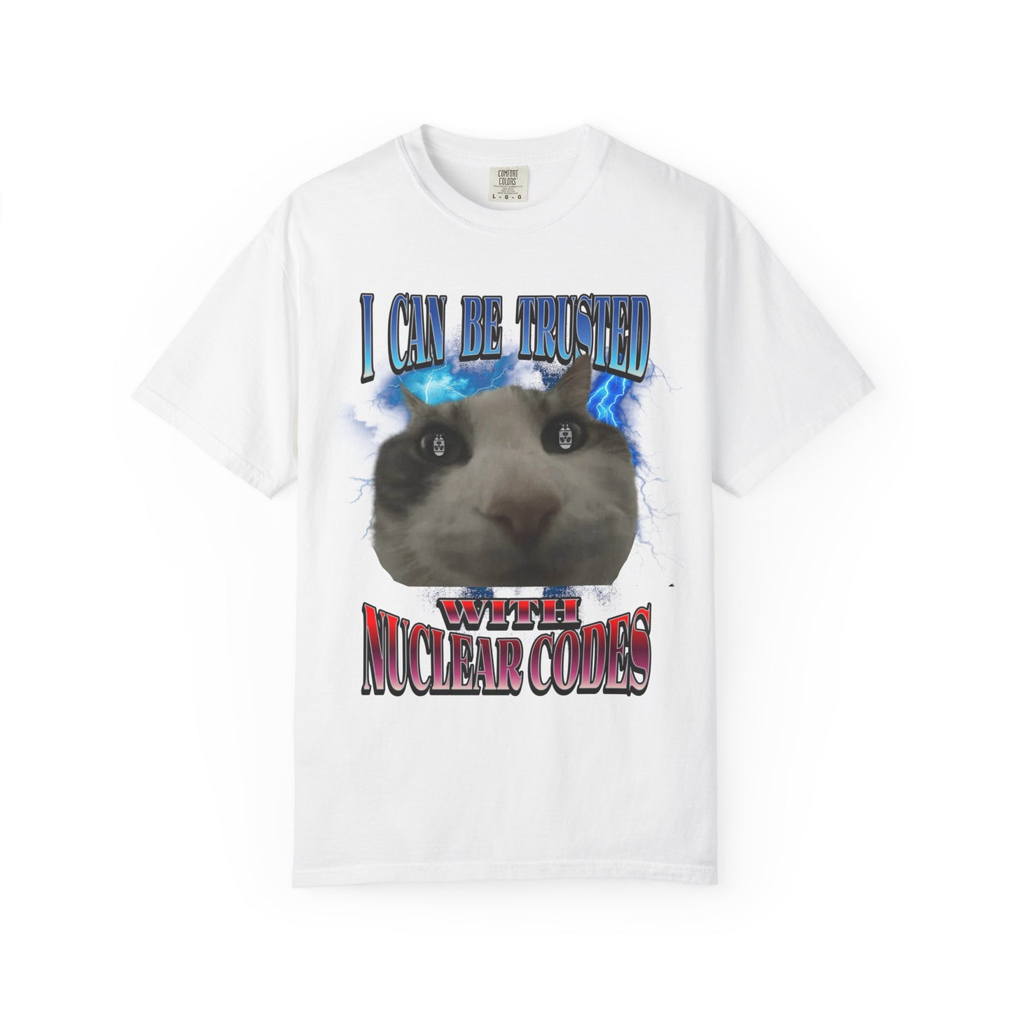 I Can Be Trusted With Nuclear Codes T‑Shirt