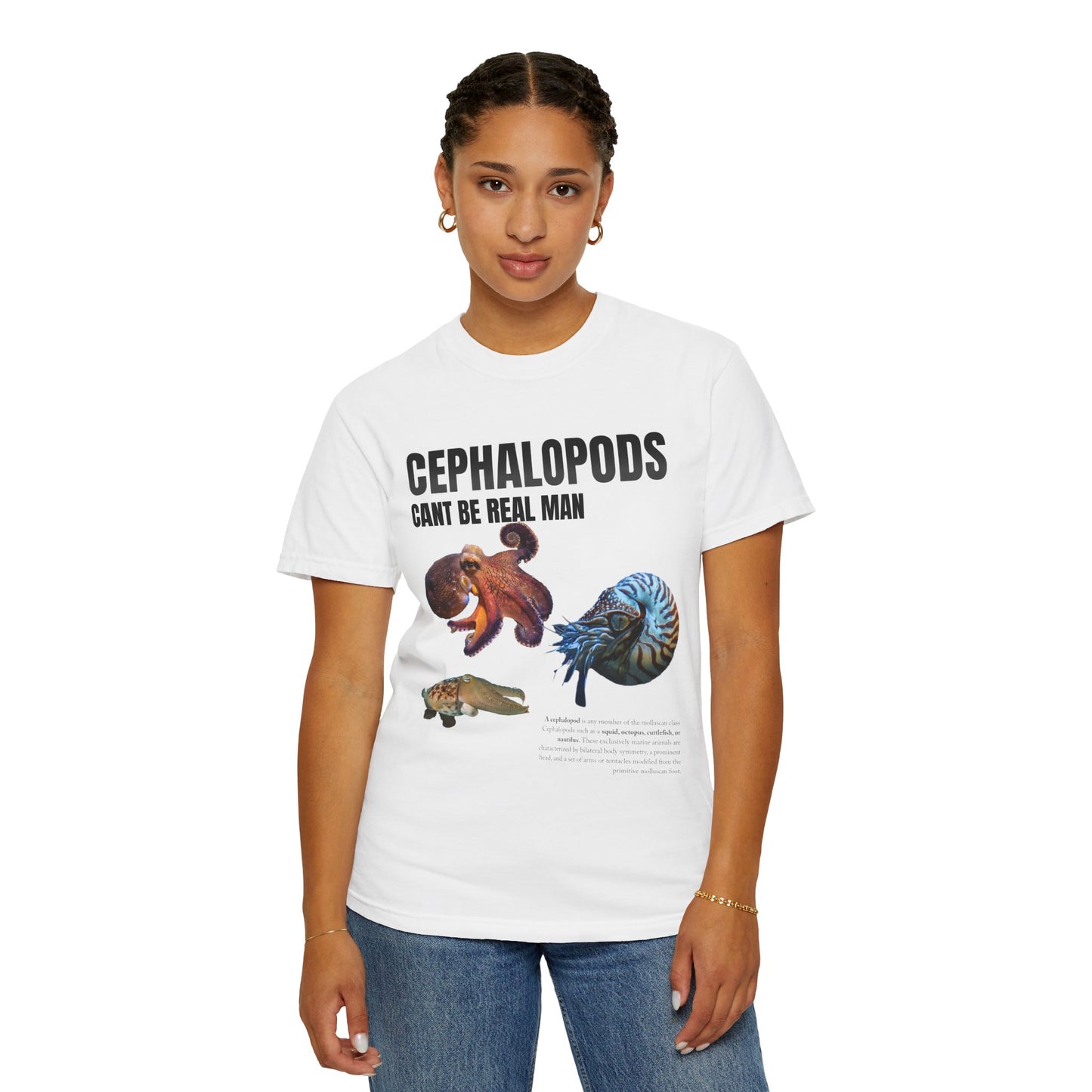 Cephalopods Cant Be Real Man T‑Shirt