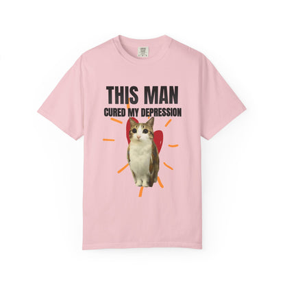 Meowl Cured My Depression T‑Shirt