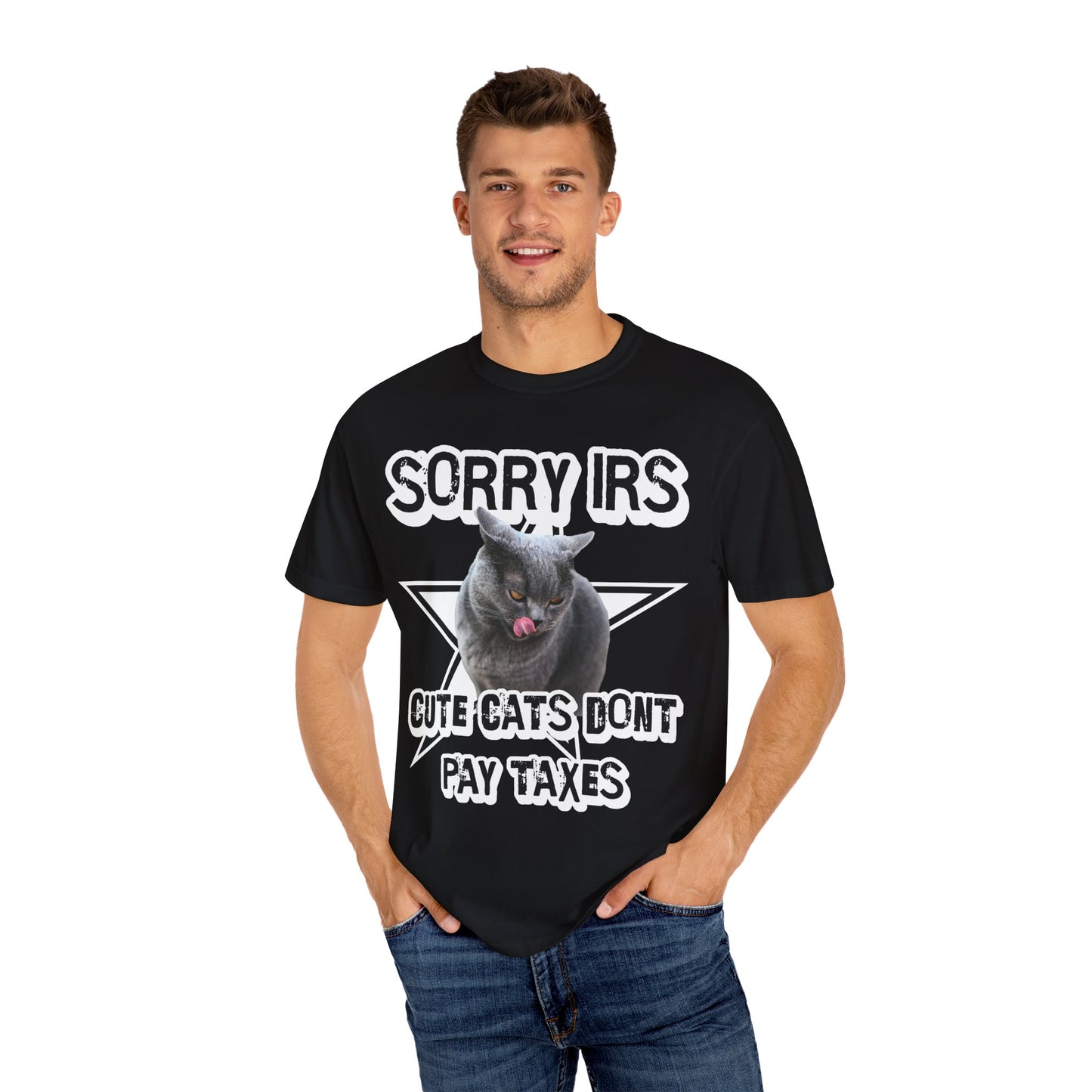 Sorry IRS Cut Cats Dont Pay Taxes T‑Shirt