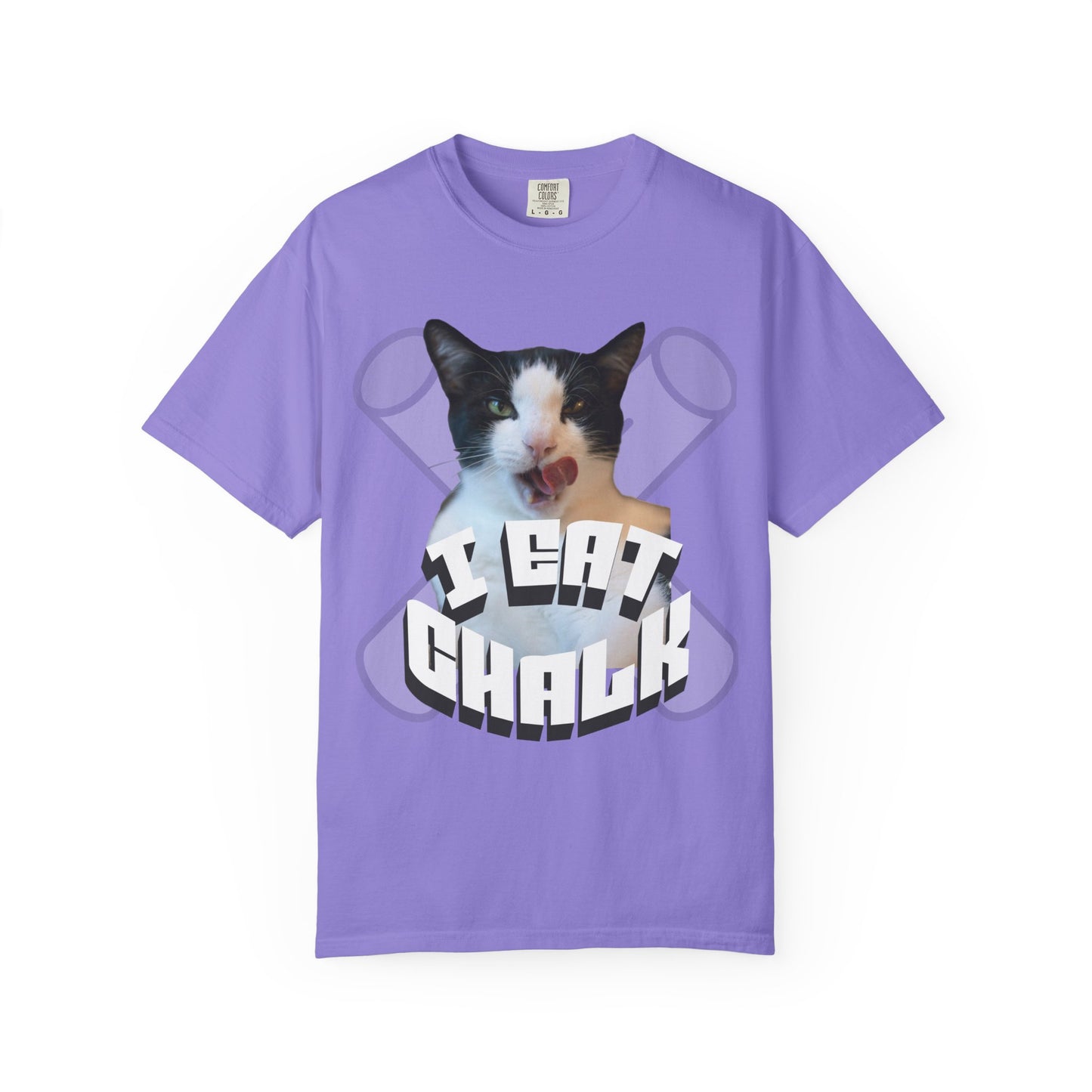 I Eat Chalk Cat T‑Shirt