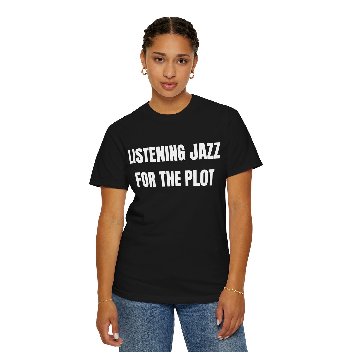 Listening Jazz For The Plot T‑Shirt