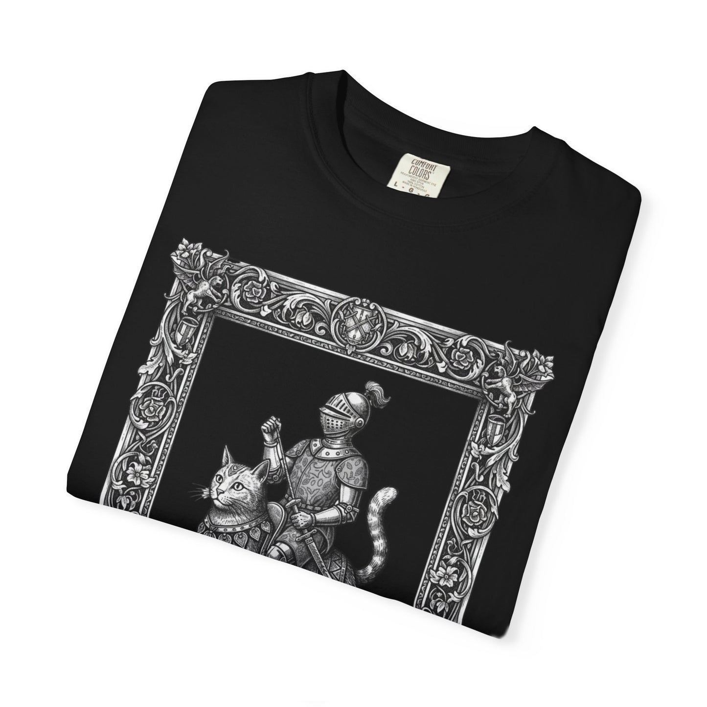 Knight On Cat T‑Shirt
