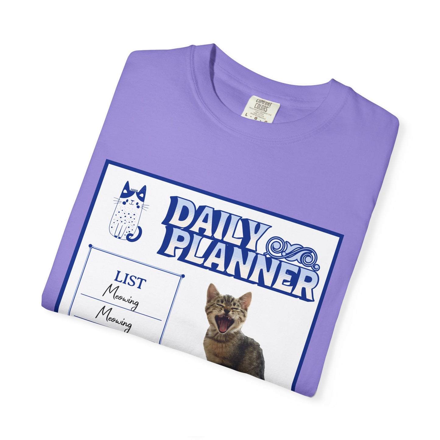 Cat Daily Planner T‑Shirt