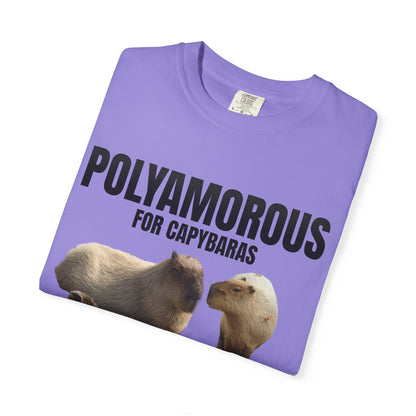 Polyamorous For Capybaras T‑Shirt