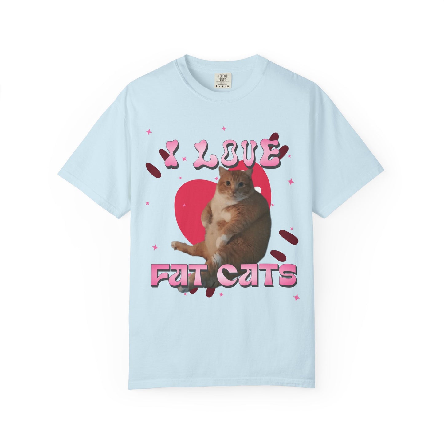 I Love Fat Cats T‑Shirt
