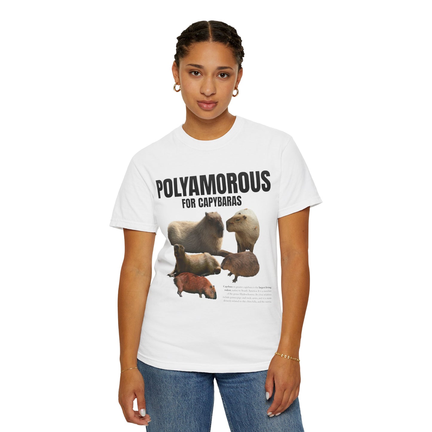 Polyamorous For Capybaras T‑Shirt