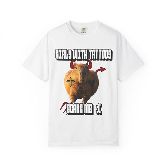 Girls With Tattoos Scare Me T‑Shirt