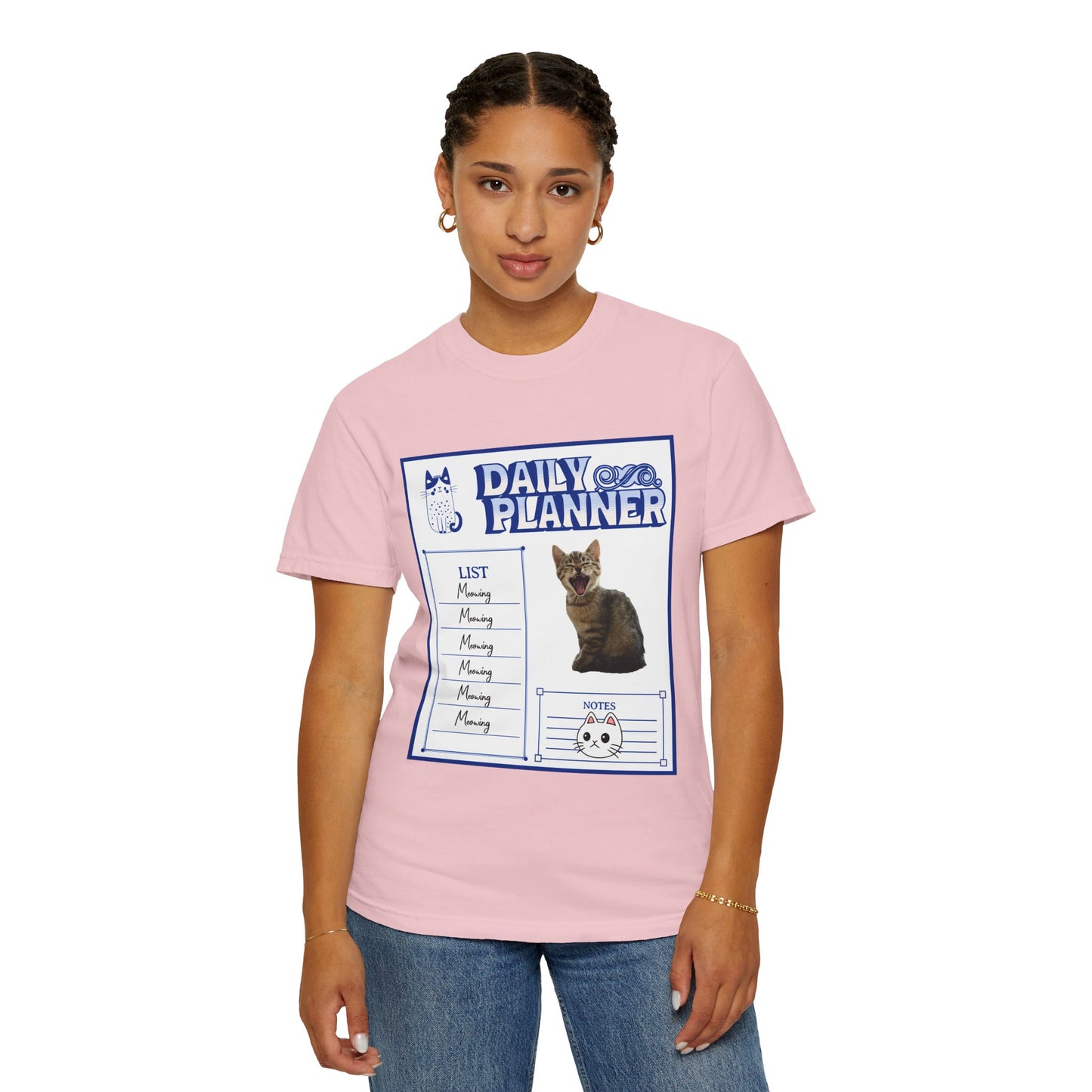 Cat Daily Planner T‑Shirt