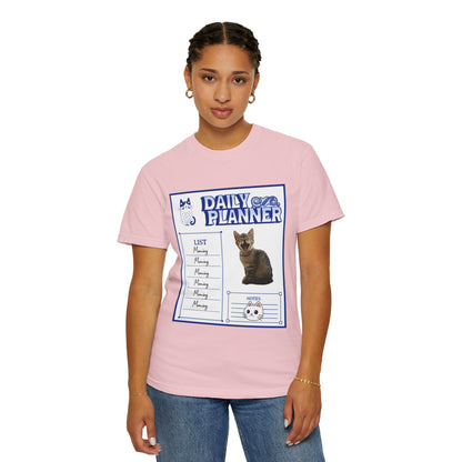 Cat Daily Planner T‑Shirt