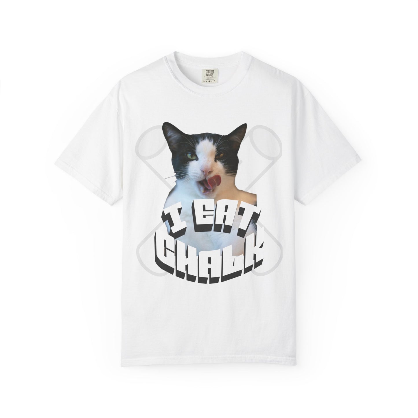 I Eat Chalk Cat T‑Shirt