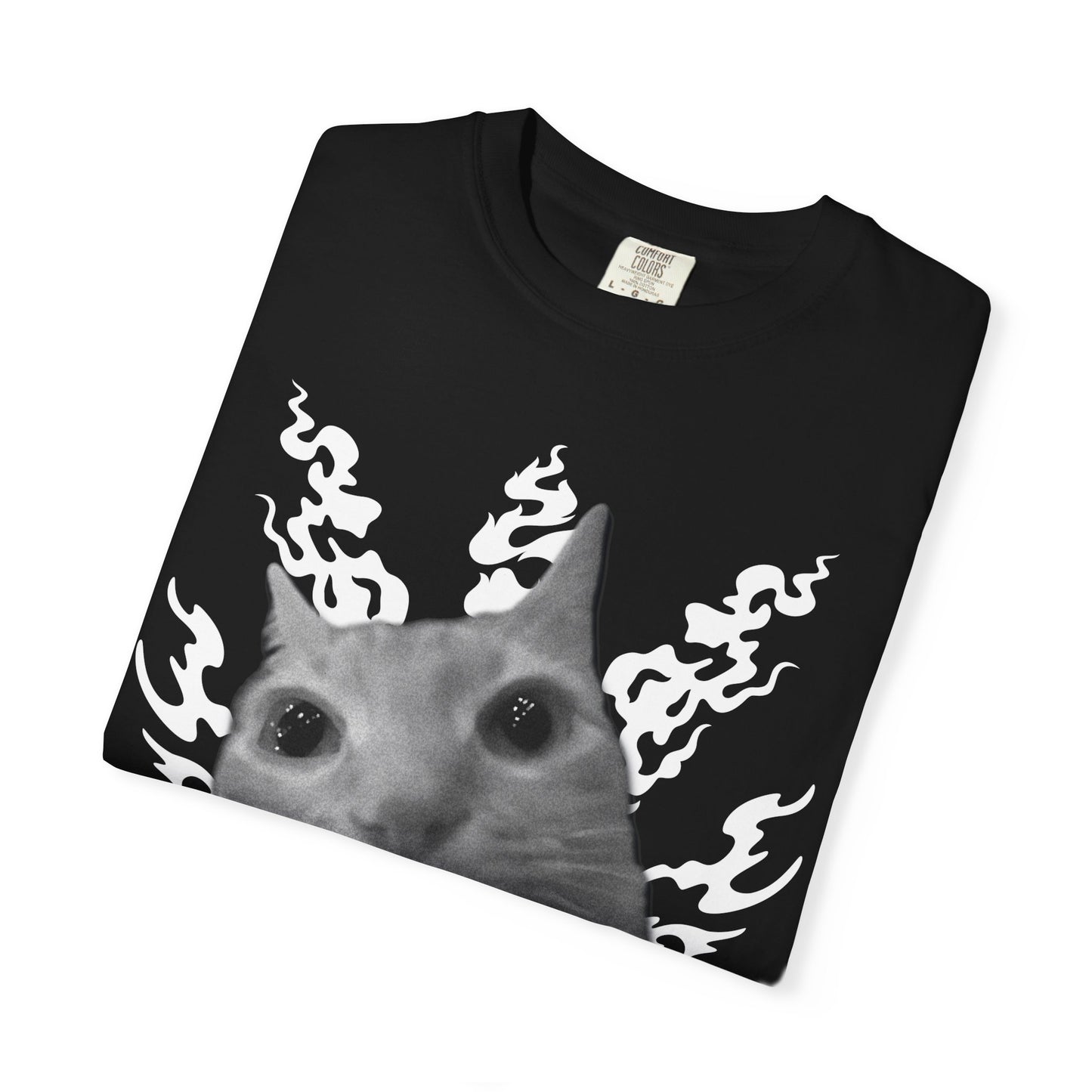 Cat In Flames 2 T‑Shirt