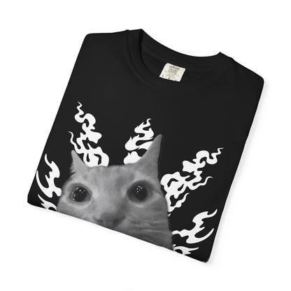 Cat In Flames 2 T‑Shirt