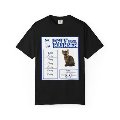 Cat Daily Planner T‑Shirt