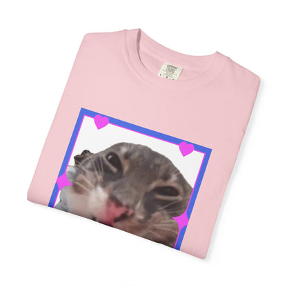 Crazy Framed Cat T‑Shirt