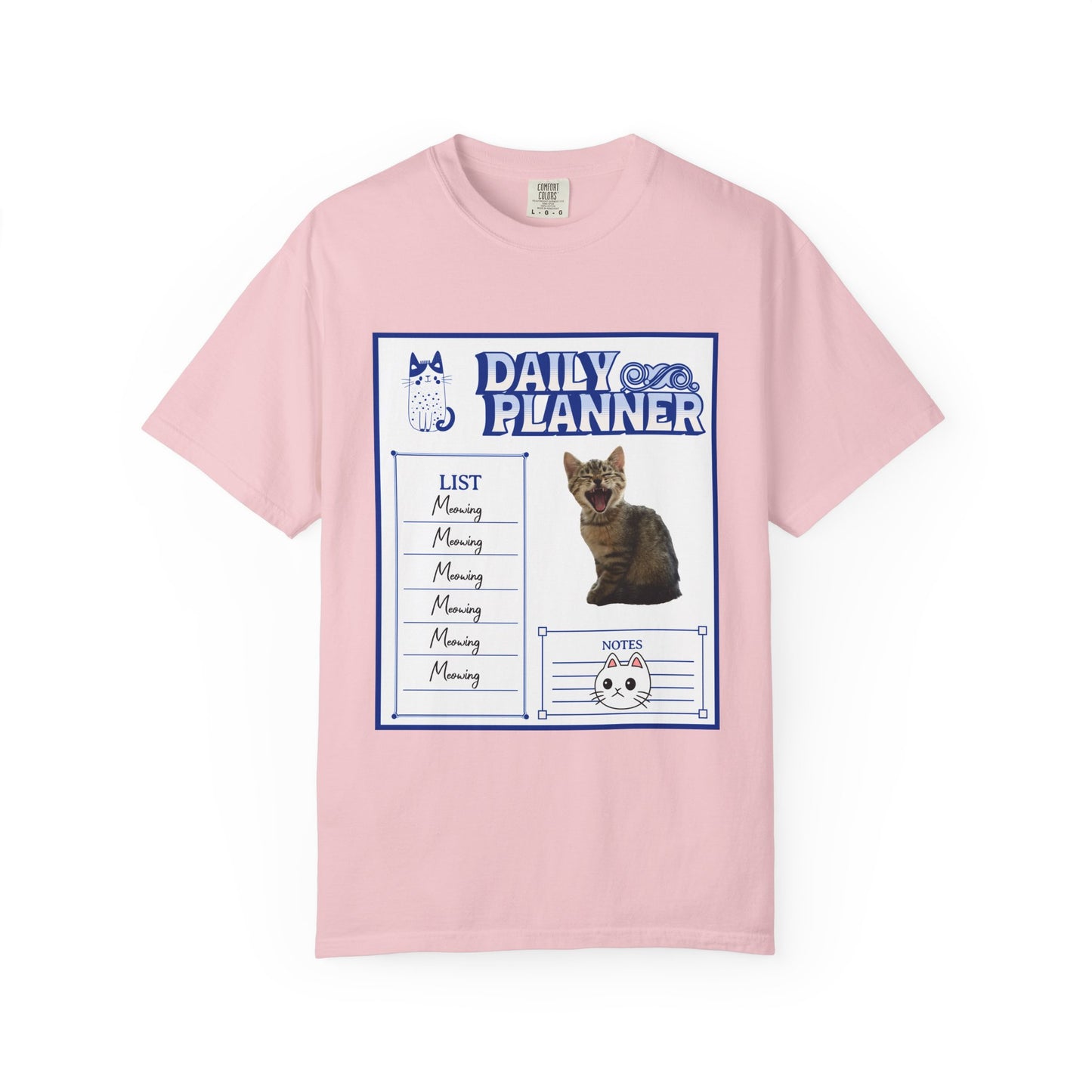 Cat Daily Planner T‑Shirt