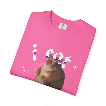 I Eat Cables Cat T‑Shirt