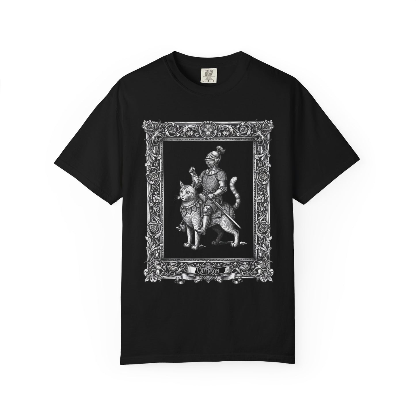 Knight On Cat T‑Shirt